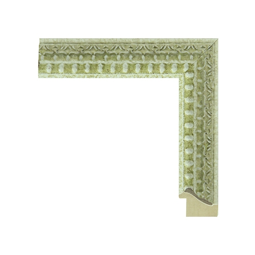 1074-5 白綠 / white, grass green
