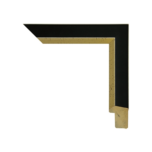 (缺貨)1328-1 黑色金邊 / black, gold